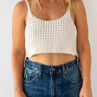 HAND CROCHET CROP TOP