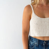 HAND CROCHET CROP TOP