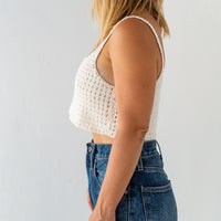 HAND CROCHET CROP TOP