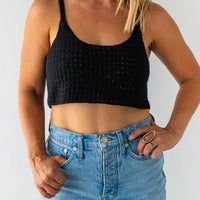 HAND CROCHET CROP TOP