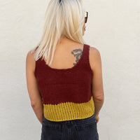 loose weave sweater tank
