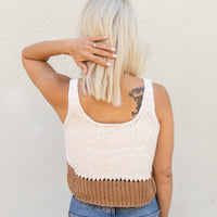 loose weave sweater tank