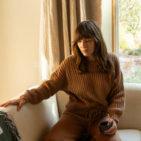 Organic Cotton Knit Sweater Pant | petite