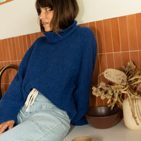 Boxy Turtle Neck Sweater