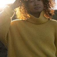 Boxy Turtle Neck Sweater
