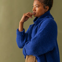 Boxy Turtle Neck Sweater