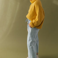 Boxy Turtle Neck Sweater