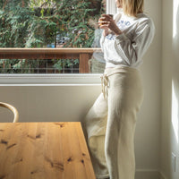 Organic Cotton Knit Sweater Pant | petite