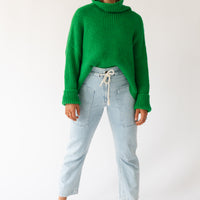 Boxy Turtle Neck Sweater