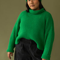 Boxy Turtle Neck Sweater