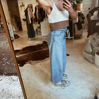 loose weave sweater tank