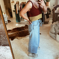 loose weave sweater tank