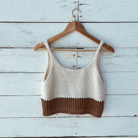 loose weave sweater tank