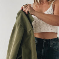 HAND CROCHET CROP TOP