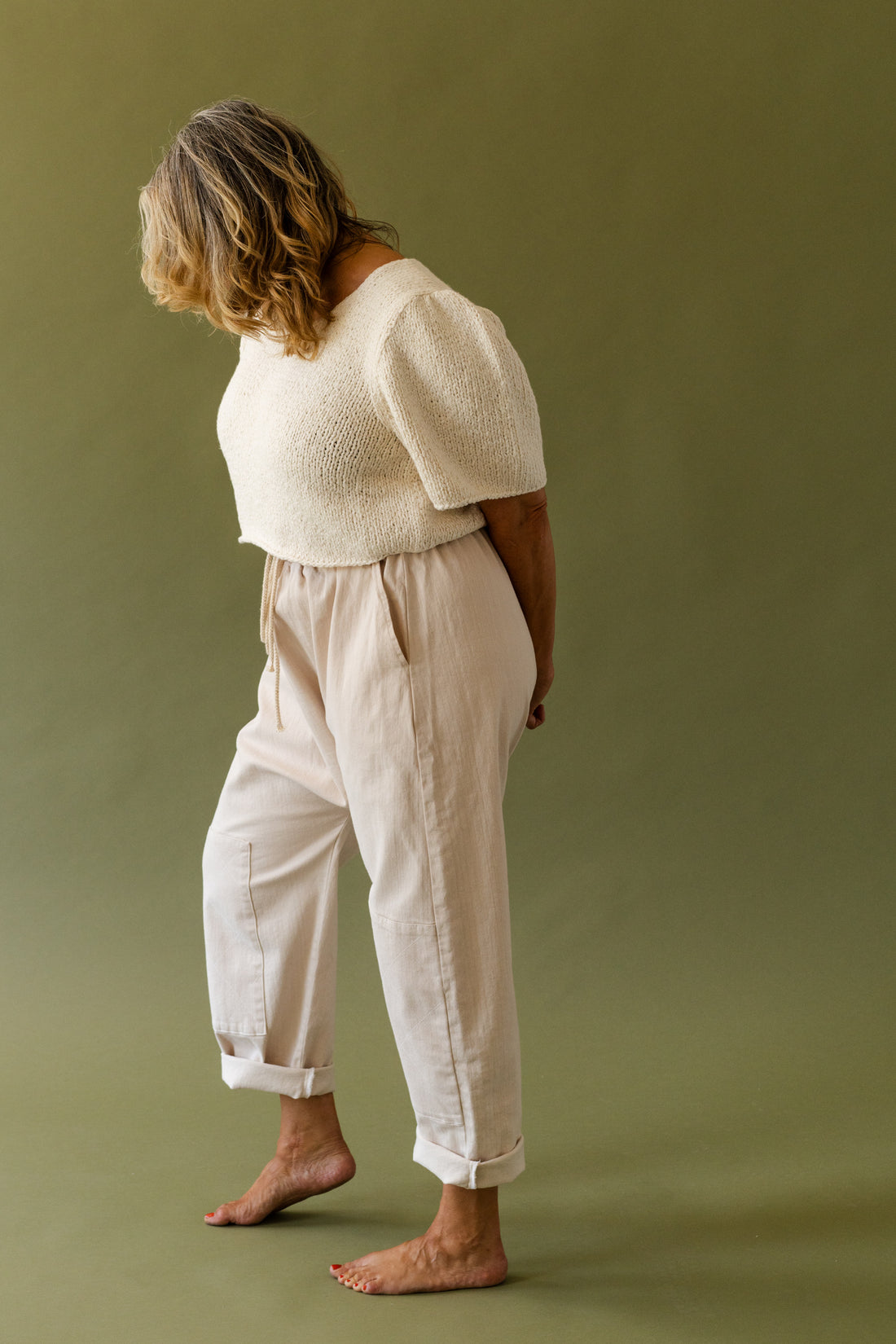 HAND KNIT BUBBLE SLEEVE