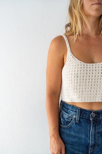 HAND CROCHET CROP TOP