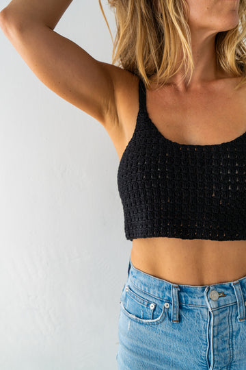 HAND CROCHET CROP TOP