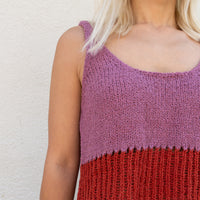 loose weave sweater tank
