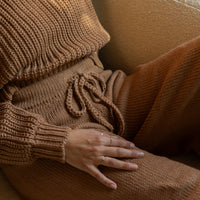 Organic Cotton Knit Sweater Pant