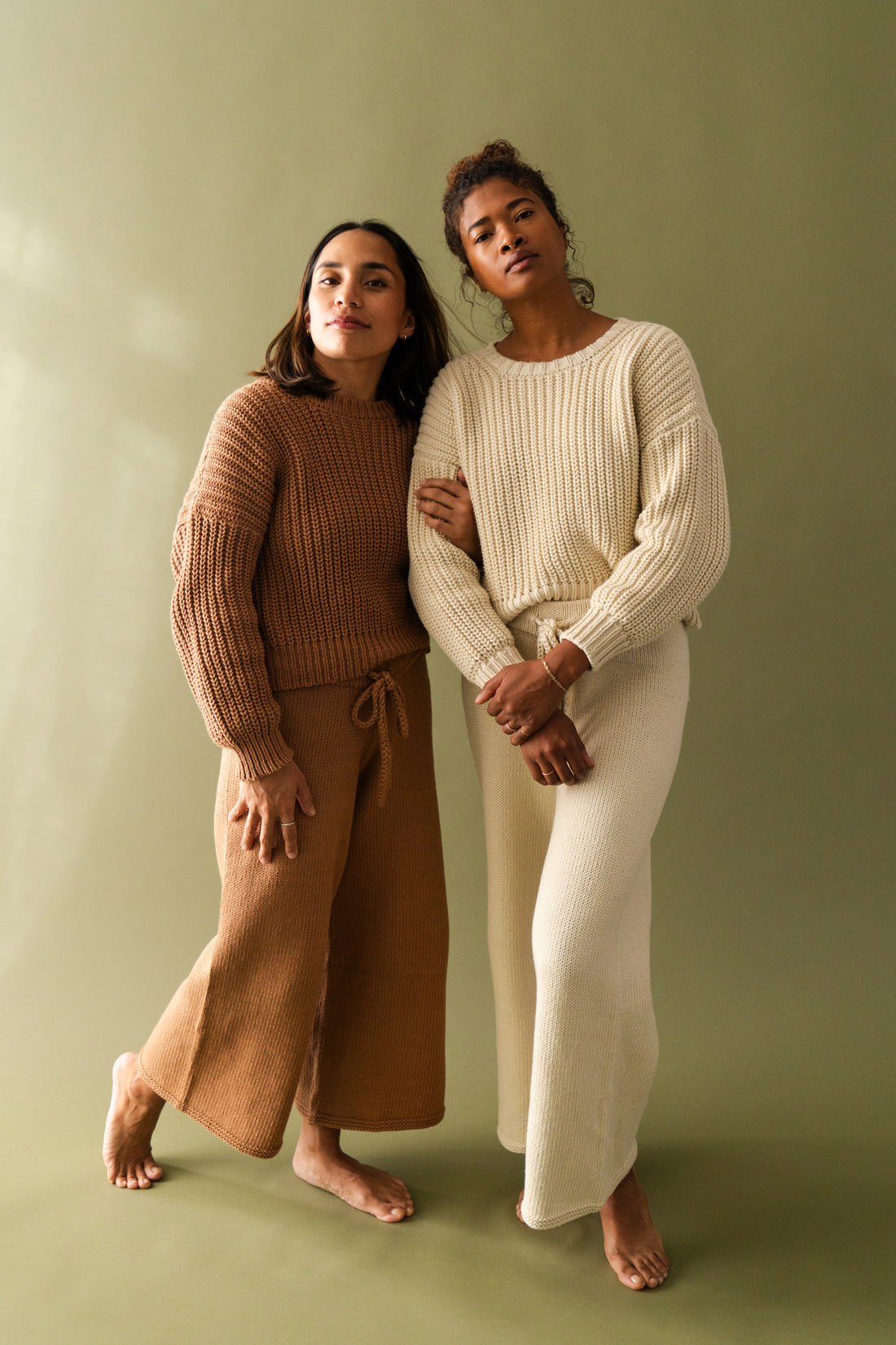 Organic Cotton Knit Sweater Pant | petite