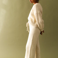 Organic Cotton Knit Sweater Pant