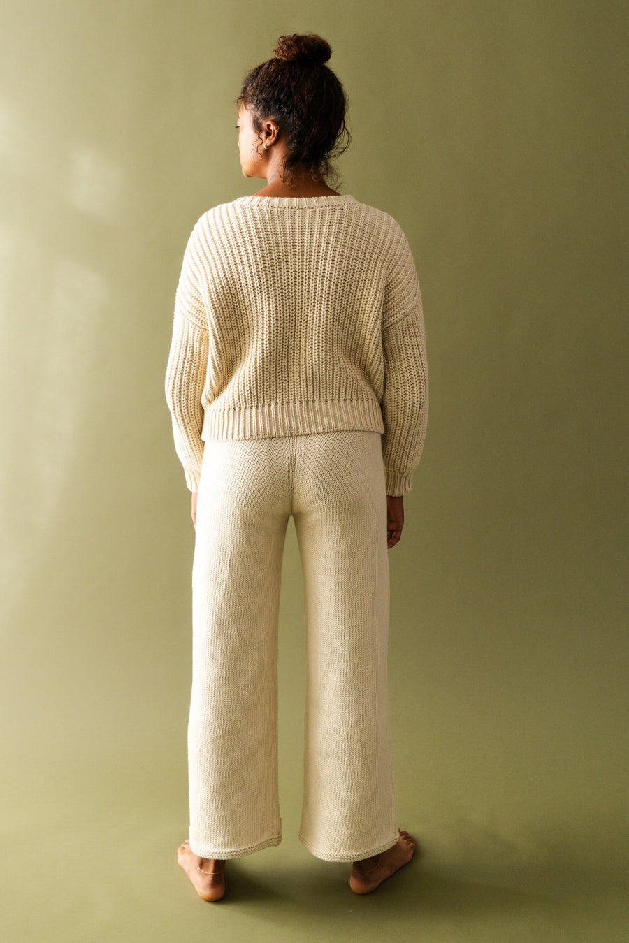 Organic Cotton Knit Sweater Pant