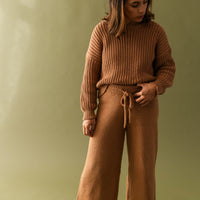Organic Cotton Knit Sweater Pant | petite