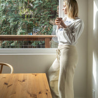 Organic Cotton Knit Sweater Pant