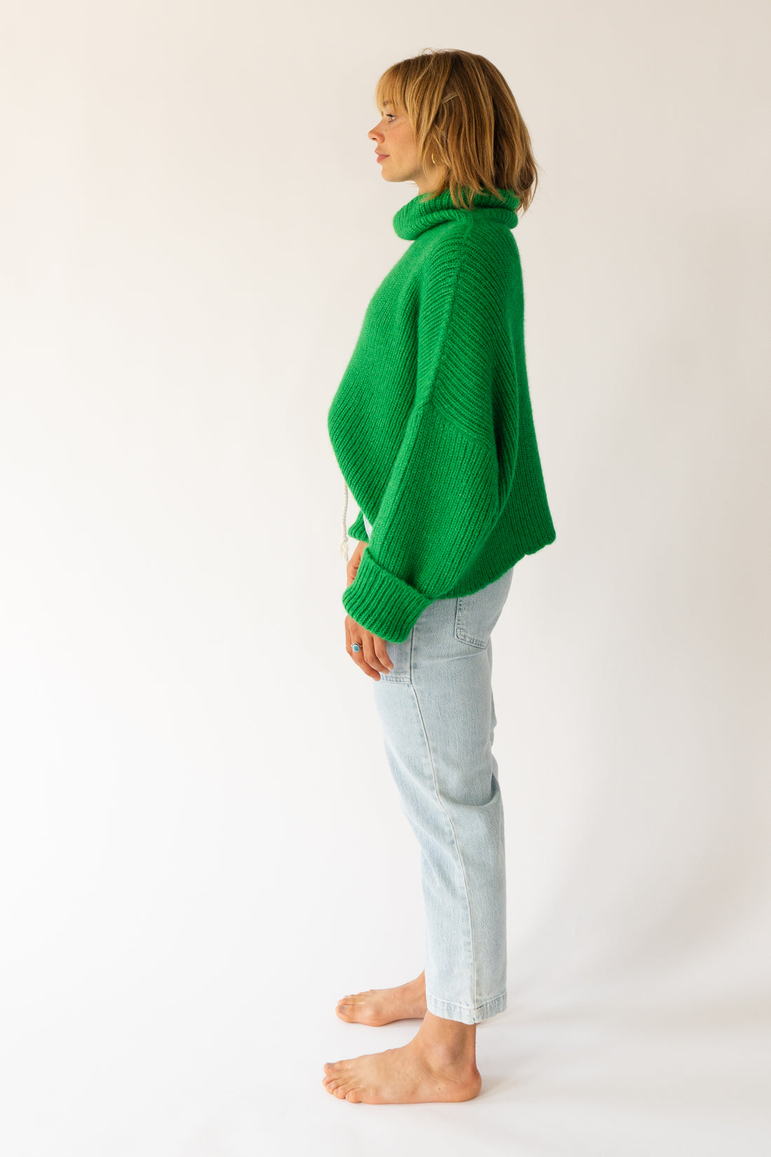 Boxy Turtle Neck Sweater