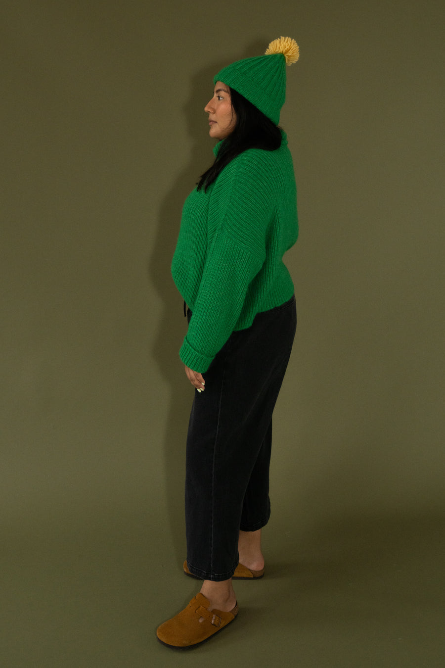 Boxy Turtle Neck Sweater
