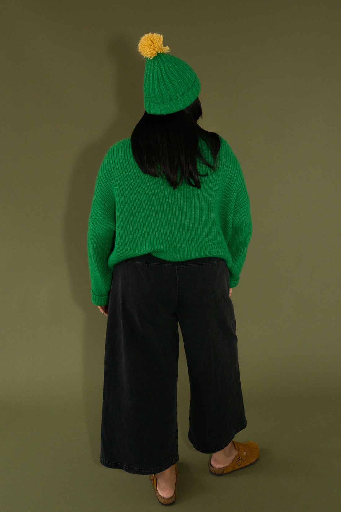 Boxy Turtle Neck Sweater