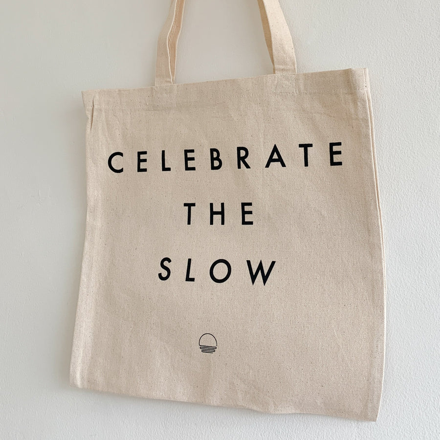 CELEBRATE THE SLOW TOTE | natural