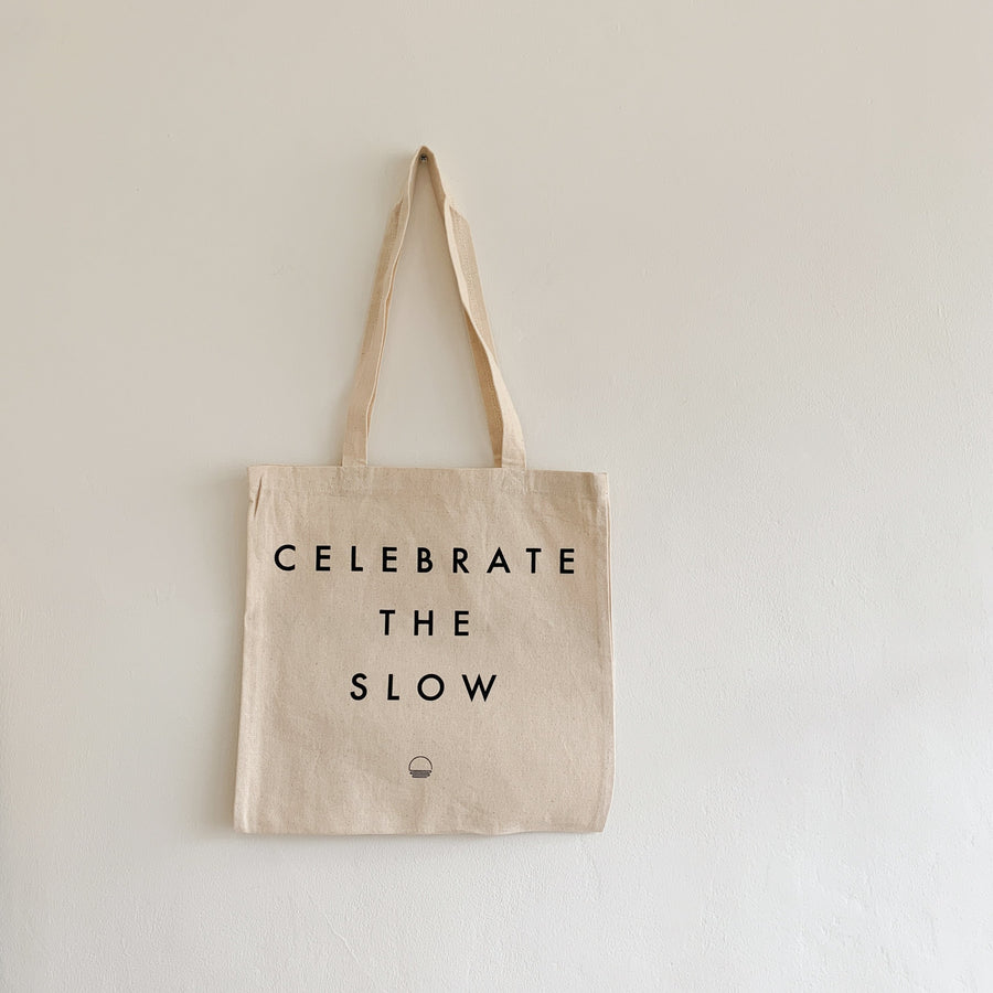 CELEBRATE THE SLOW TOTE | natural
